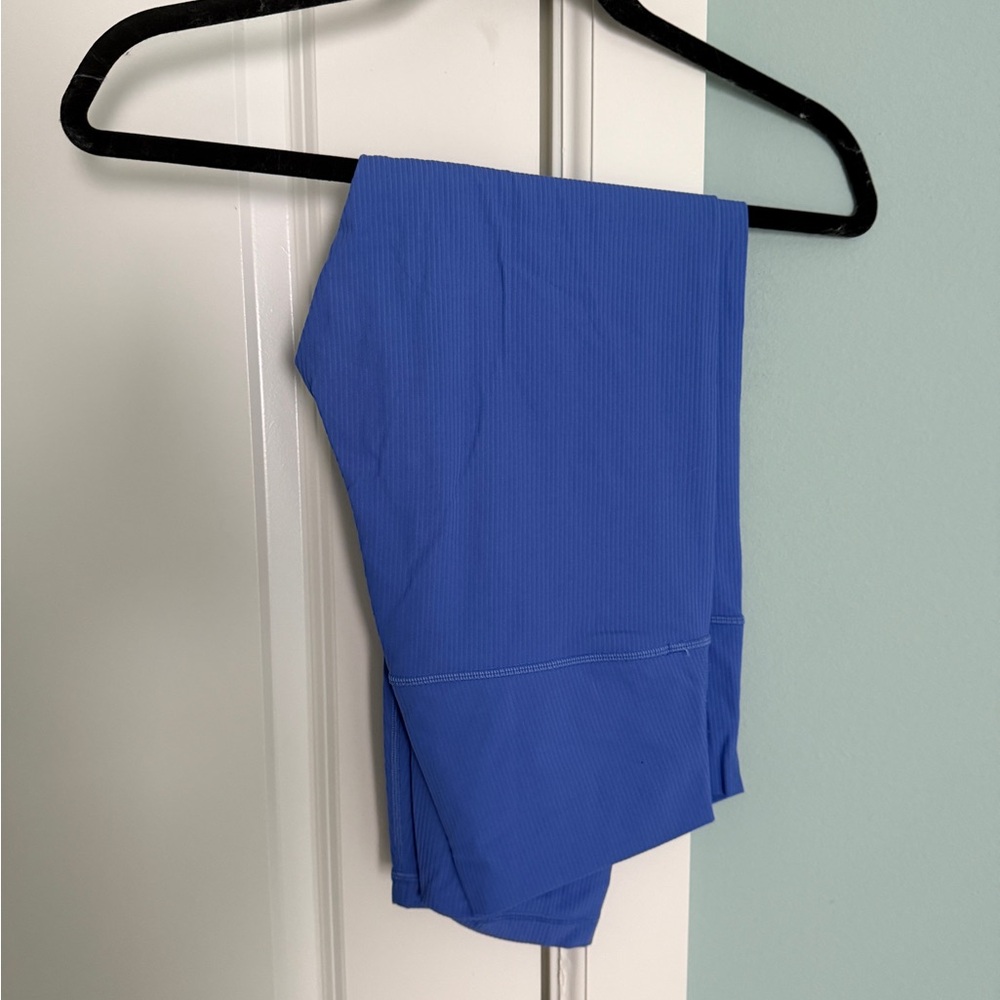 LULULEMON Align High-Rise Pant Ribbed 25" in Wild Indigo Blue Size 10